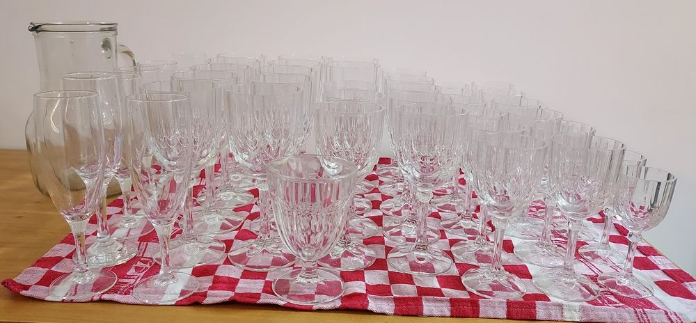 Copos pe alto vidro + caneca