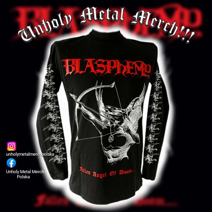 Koszulka Longsleeve Blasphemy - Fallen Angel of Doom... S, M, L, XL, XXL