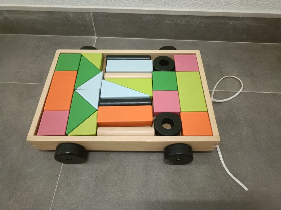 Set construções em madeira IKEA