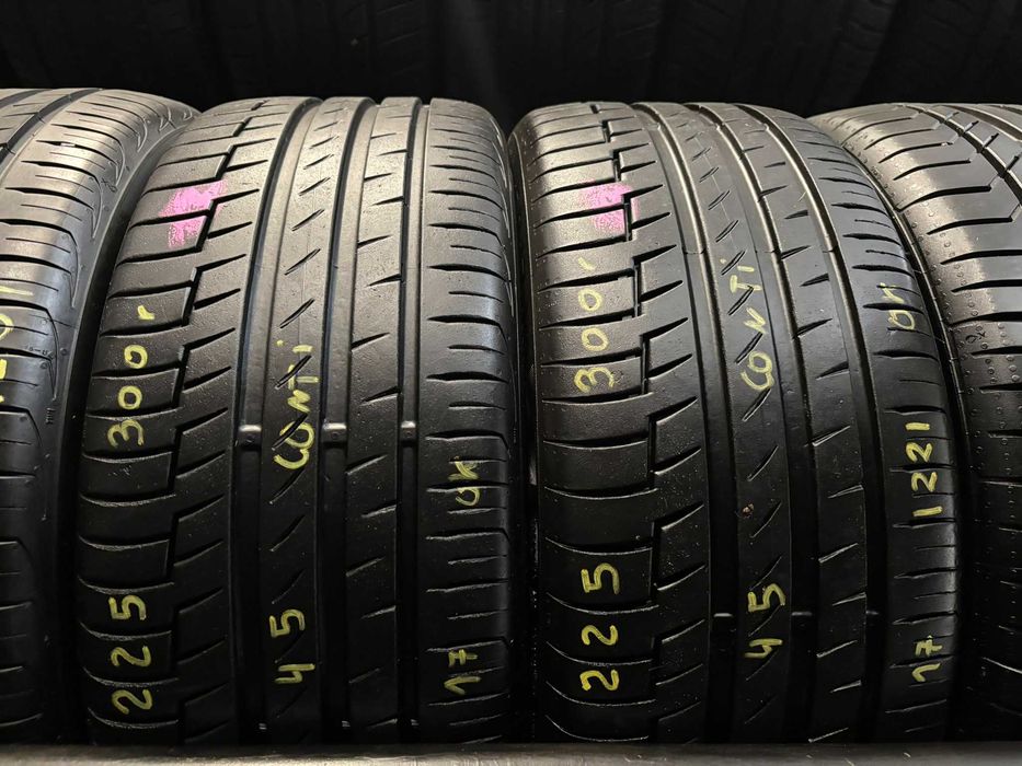 4X OPONY LETNIE 225/45R17 91V Continental PremiumContact 6 7.5MM 2022R