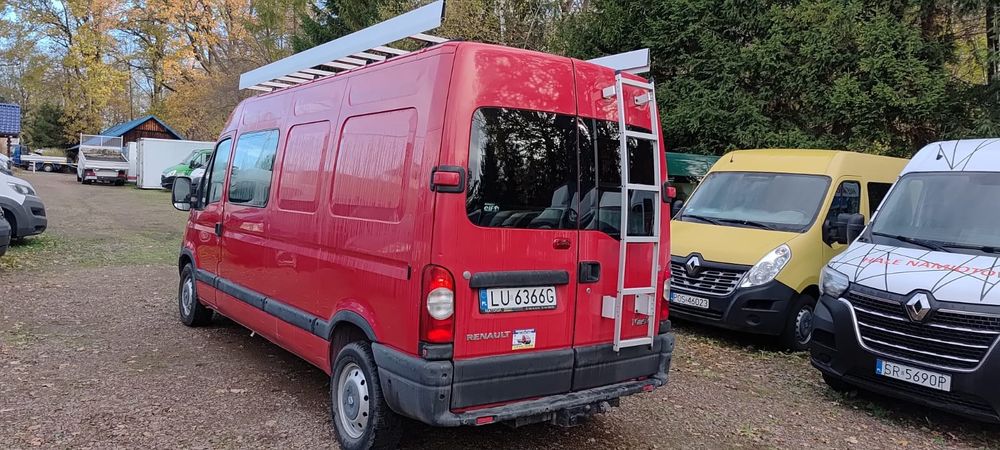 Renault Master brygadówka doka osobowy 9 brygadowy osób osp max 6 os