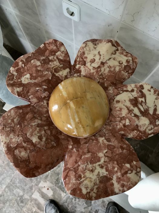 Flor em vários tipos mármore