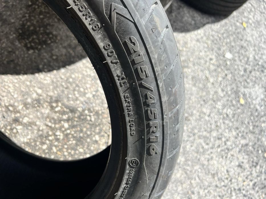 215/45/16 2 pneus