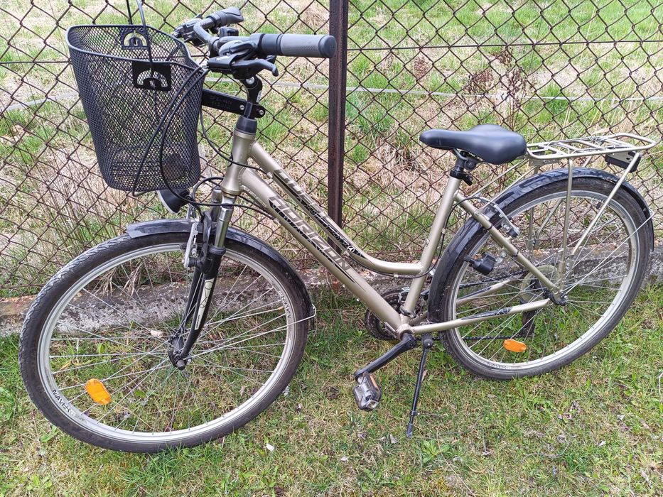Rower Damski Miejski z koszem Rama Aluminiowa 19" Shimano Stan BDB Dynamo