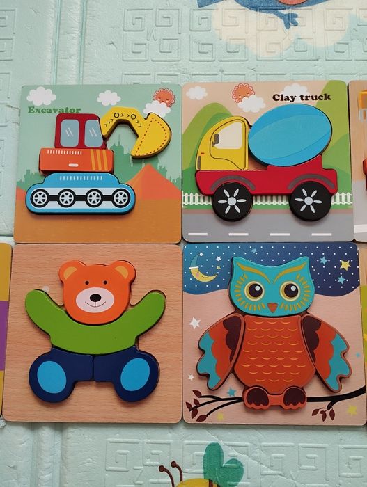 Дитячі дерев'яні складанки