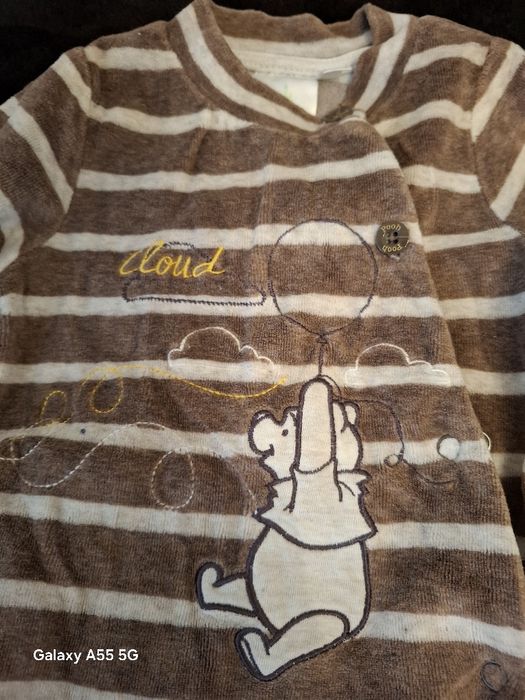 Śpioszki ocieplane r.62