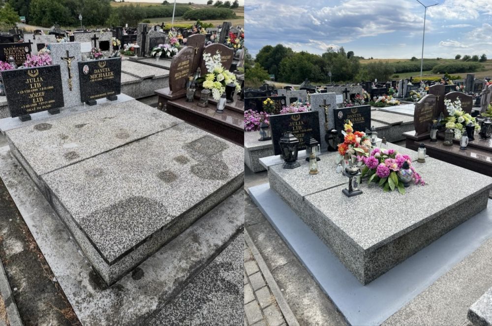 Czyszczenie i renowacja nagrobków