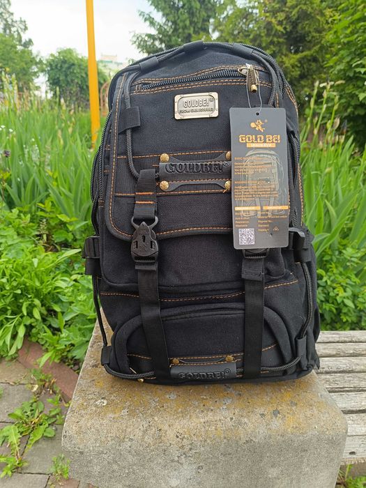великий міцний рюкзак брезентовий фірми gold be / GoldBe на 40 L