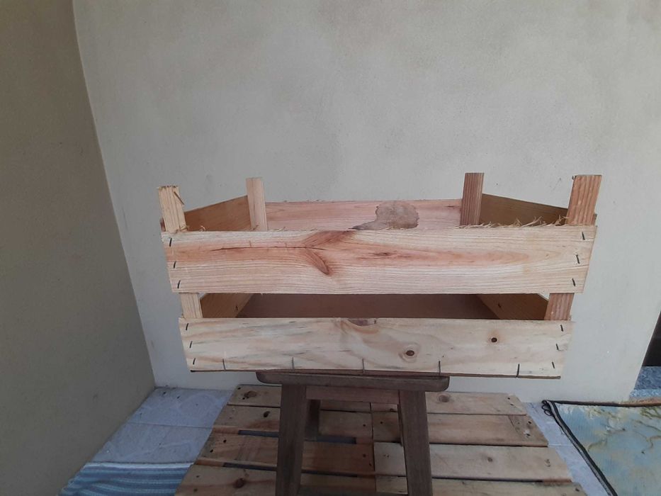 Caixas de madeira novas