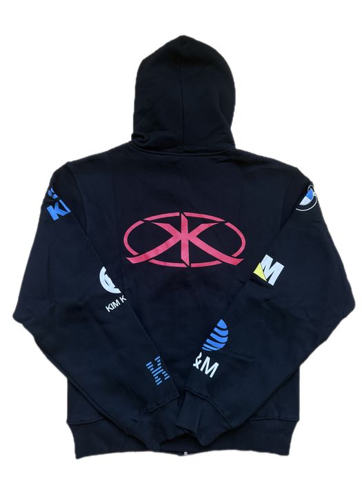 Zip Hoodie Kim Krueger “Presented By” Logo Hoodie Black