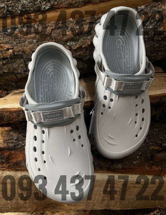 Чоловічі Крокси сабо Crocs Echo Clog Atmosphere/Khaki/Bone Crocs Крокси