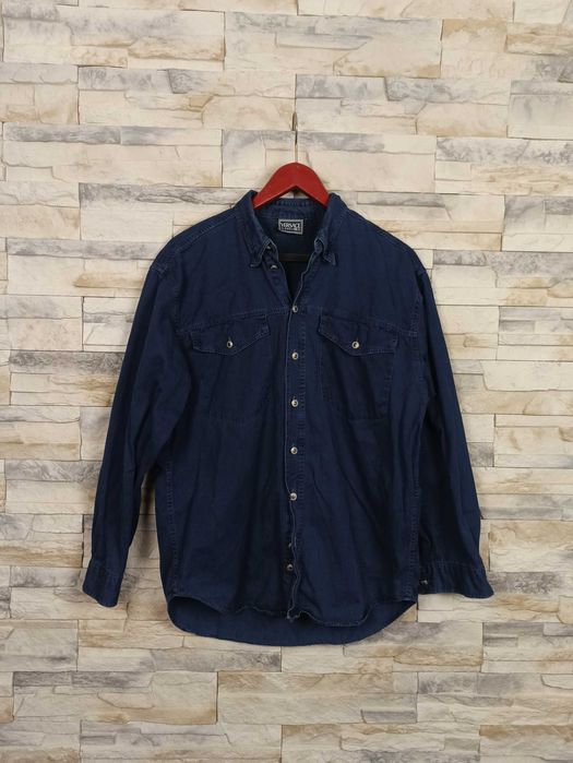 Versace classic v2 męska koszula jeansowa L k1