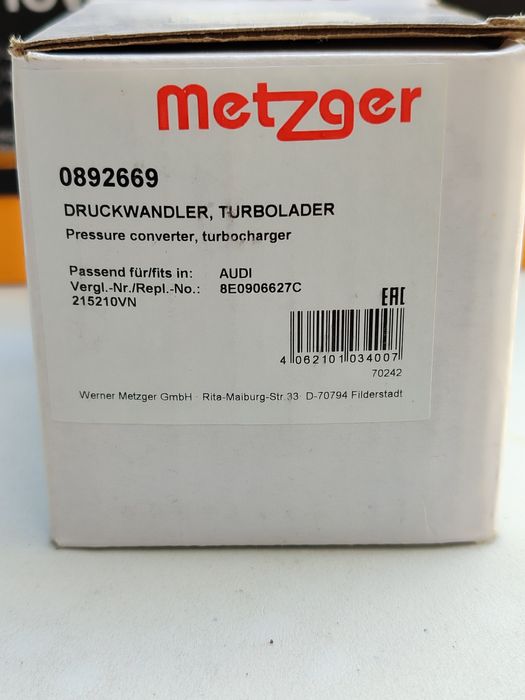 Transmissor pressão Audi A4 B6 Novo