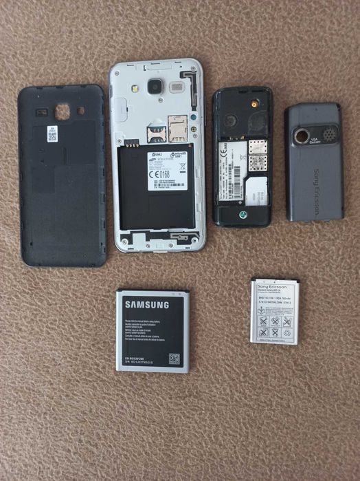 Telemóveis Sony Ericsson, Samsung J3 e Young para peças