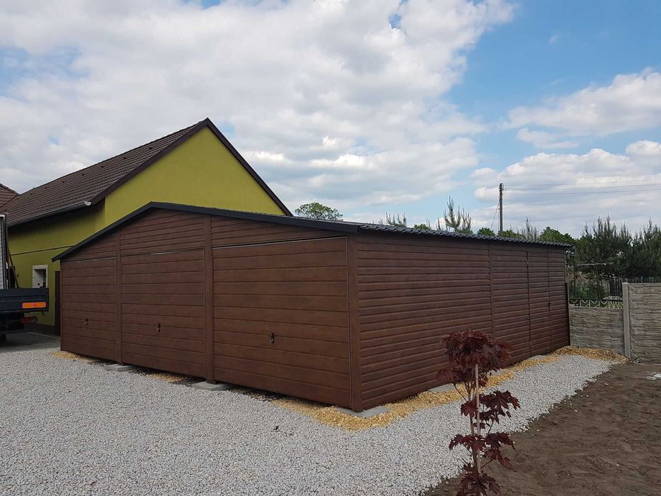 Garaże blaszane - PREMIUM - DREWNOPODOBNE 7x6 4x6 3x5 6x6 9x6 PROMOCJE