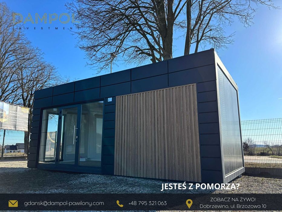kontener biurowy 21m2 7x3m/ sklep, domek letniskowy, gastro, kiosk
