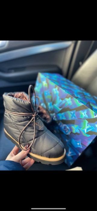 Дутики ботинки  Louis Vuitton жіночі