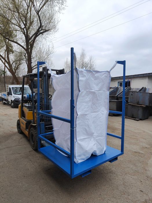 Stojak z podstawą paletową do worków Big Bag