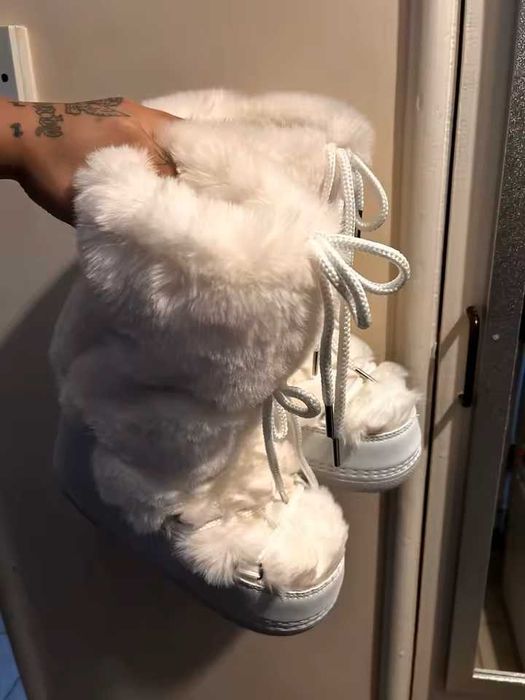 Futrzane śniegowce damskie, zimowe