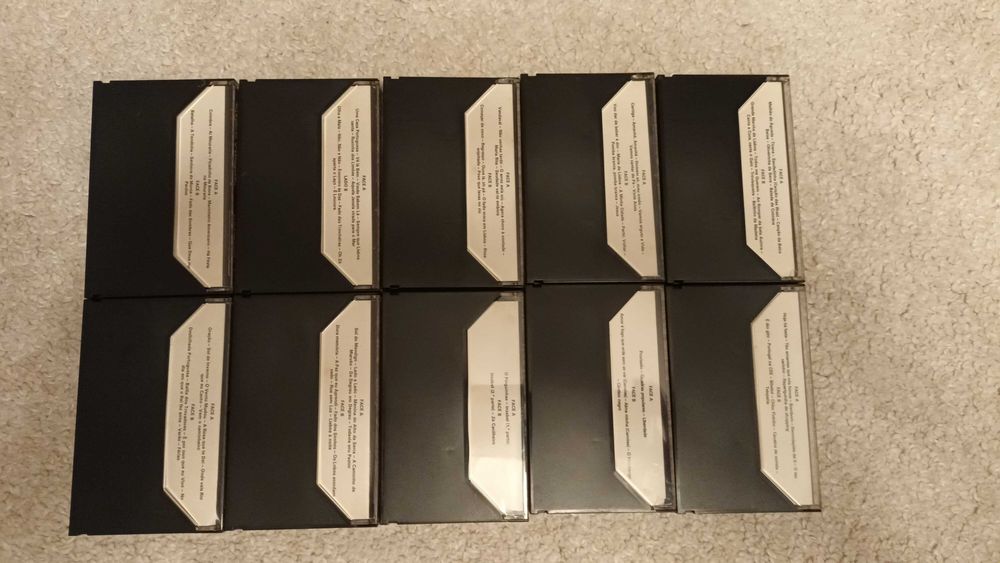 10 Cassetes Audio