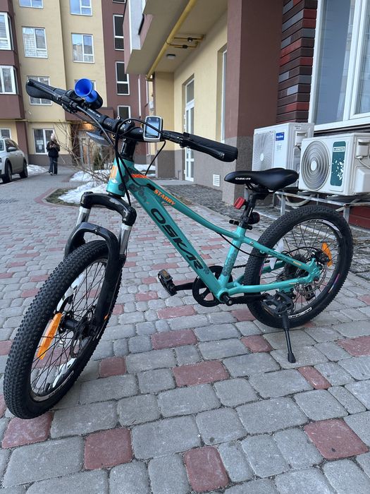 Дитячий велосипед Oskar Starry 20" 10" Бірюзовий