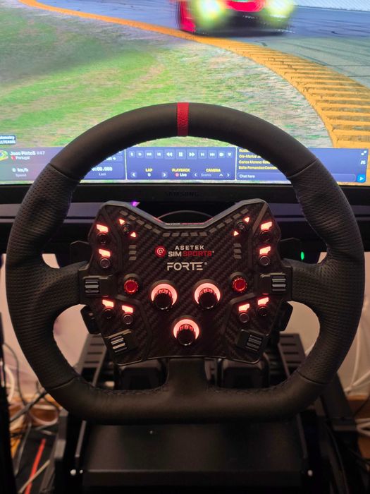 Simracing Asetek Invicta - Base, Button Box e Pedais