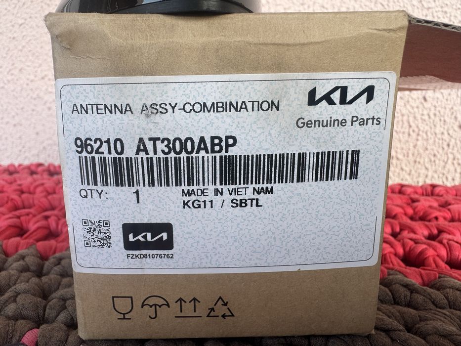 Antena de tubarão kia