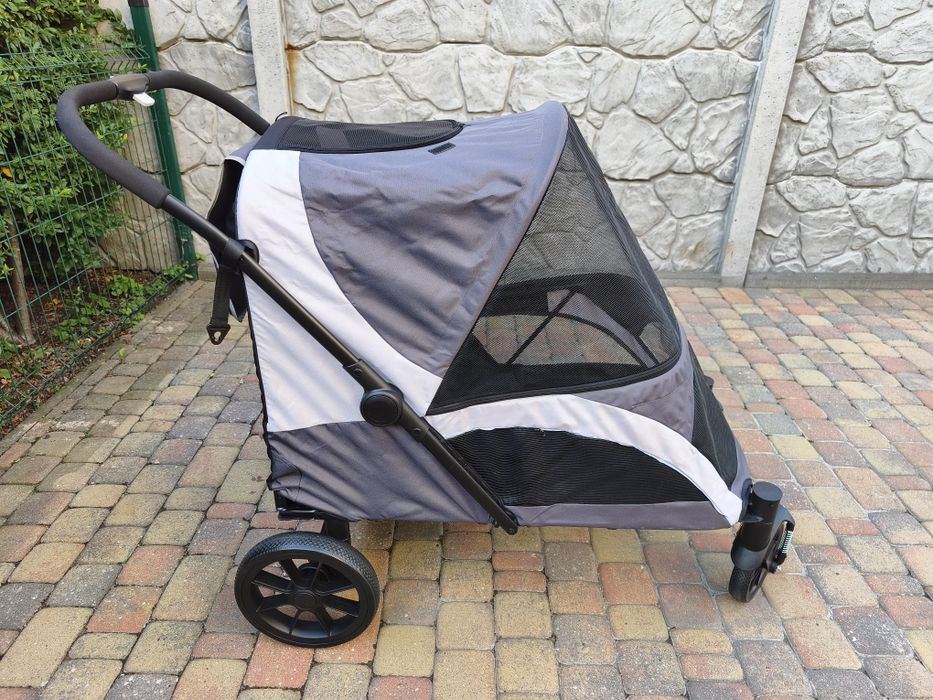 Spory wózek dla psów PawHut do 30 kg