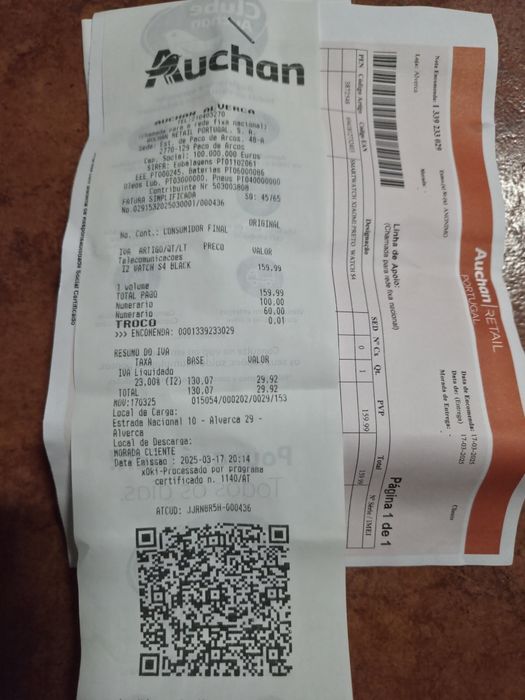 Xiaomi Watch S4 garantia 3 anos