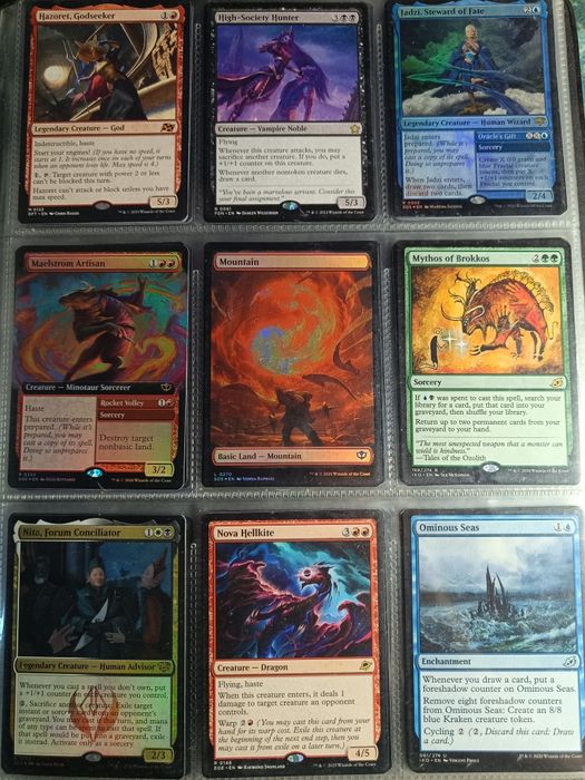 Pequena coleção cartas Magic the Gathering (MTG)
