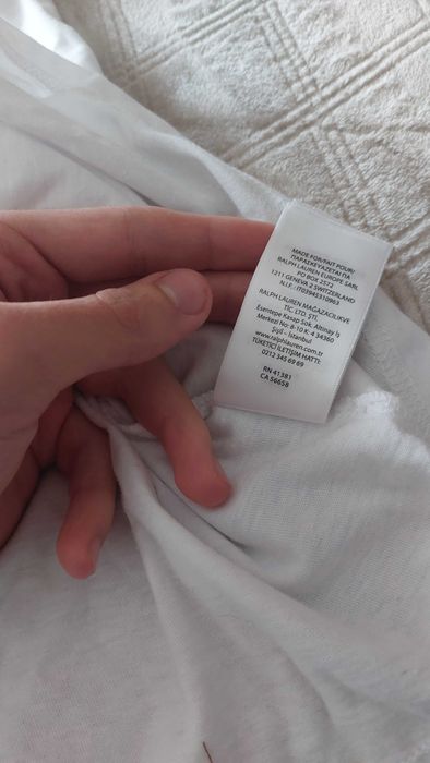 T-shirt branca Polo Ralph Lauren