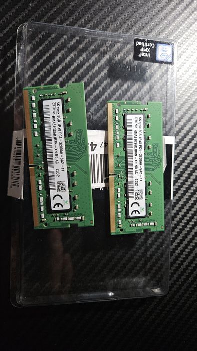 RAM DDR4 16GB (2×8GB) 3200MHz SK Hynix | SO-DIMM | Laptop