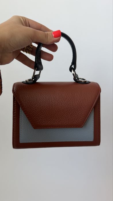 Сумка шкіряна Verbena Trapeze S