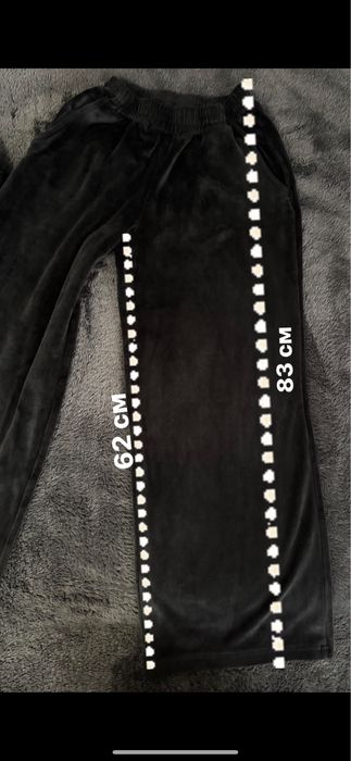 Велюровий костюм чорний, на низький зріст