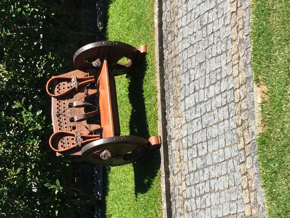 Banco rústico todo original