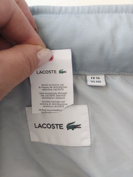 Оригінальна куртка lacoste xxl 54-56 — нова з бірками