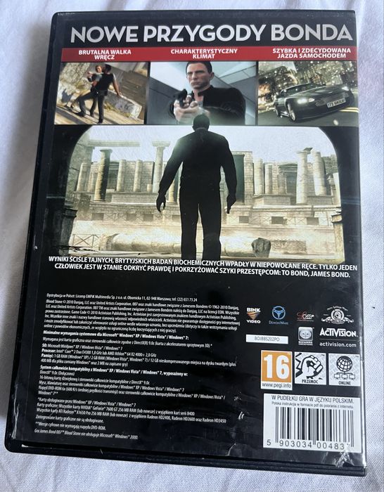 Gra PC „James Bond. Blood Stone”.