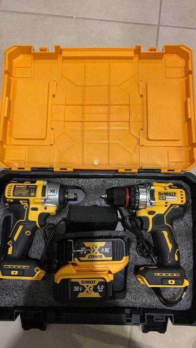 Професійний  Безщітковий набір DeWalt Гайковерт та шурупокрут