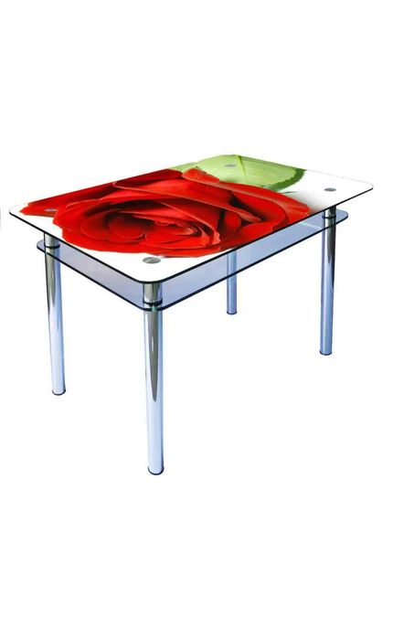 Обідній стіл скляний