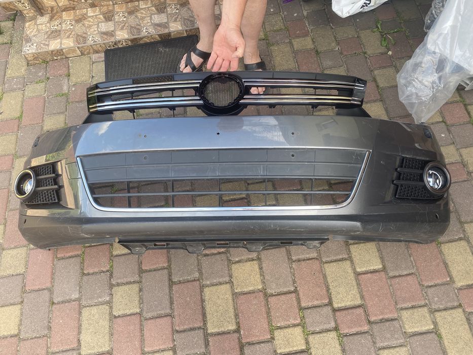 Volkswagen tiguan 2012-2016 бампер передній передний