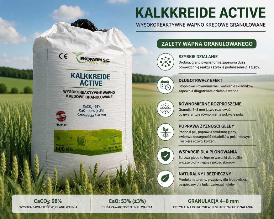 Wapno granulowane PRODUCENT