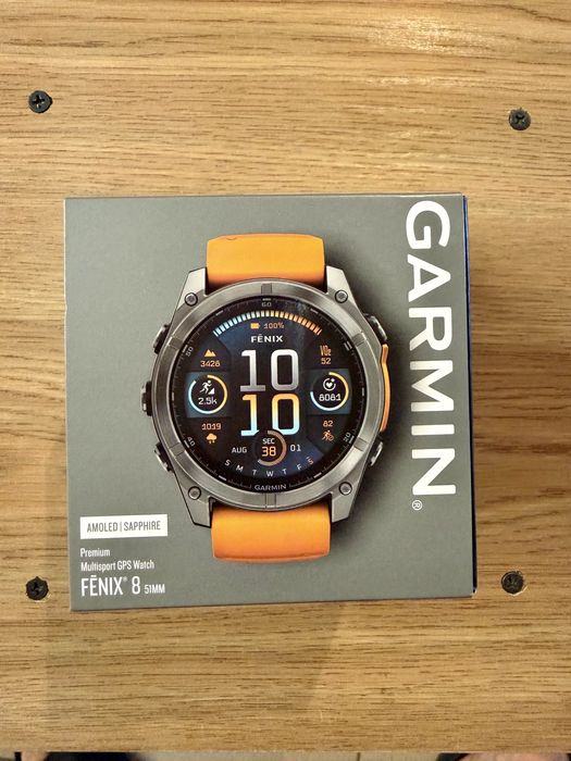 NOWY Garmin Fenix 8 PRO 51 mm AMOLED Sapphire Titanium