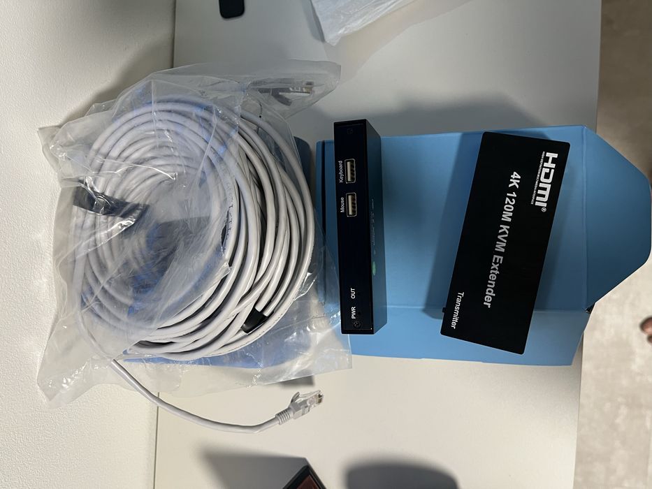 Подовжувач hdmi 4k 120m через Ethernet rj45