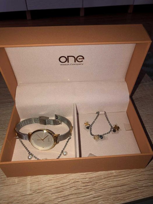 Relógio ONE® Chain OL1231IC12S – NOVO, nunca usado + 2 correntes