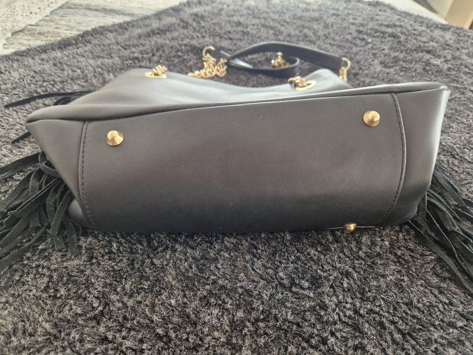 Mala de couro preta VeraPelle