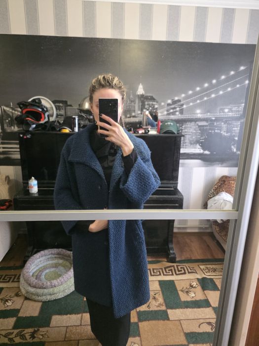 Жіноче пальто oversize з вовною як нове розмір S, M