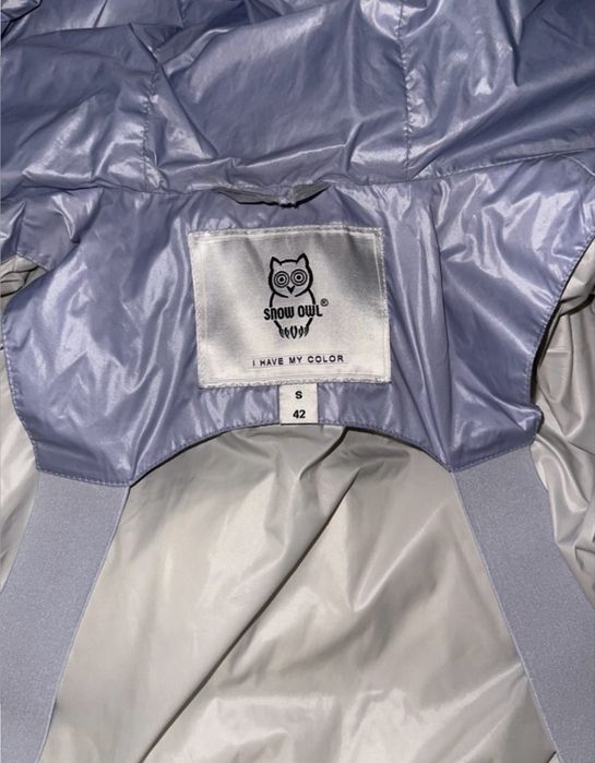 Пуховик SNOW-OWL блакитний S (42) DuPont-Sorona як новий