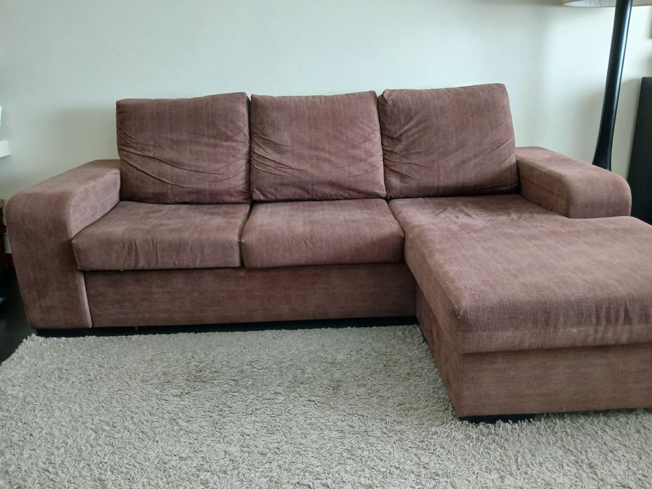 Sofá Chaise Longue 3 Lugares