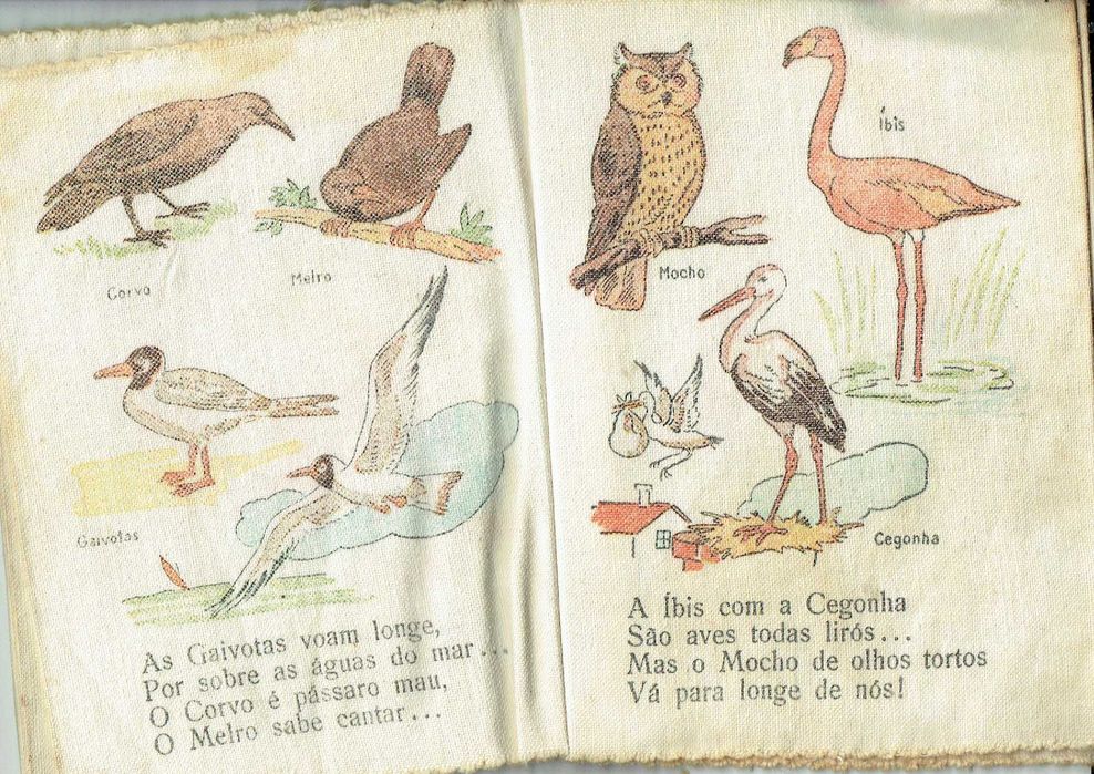 4976

Livro Infantil em tecido Majora 
As Minhas Aves