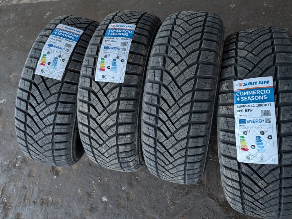 215/65r16C opony wielosezonowe BUS wzmocnione Sailun NOWE 4szt